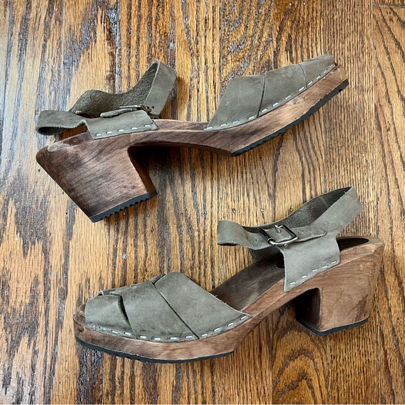 Lotta From Stockholm peep toe Clogs - Picture 3 of 10